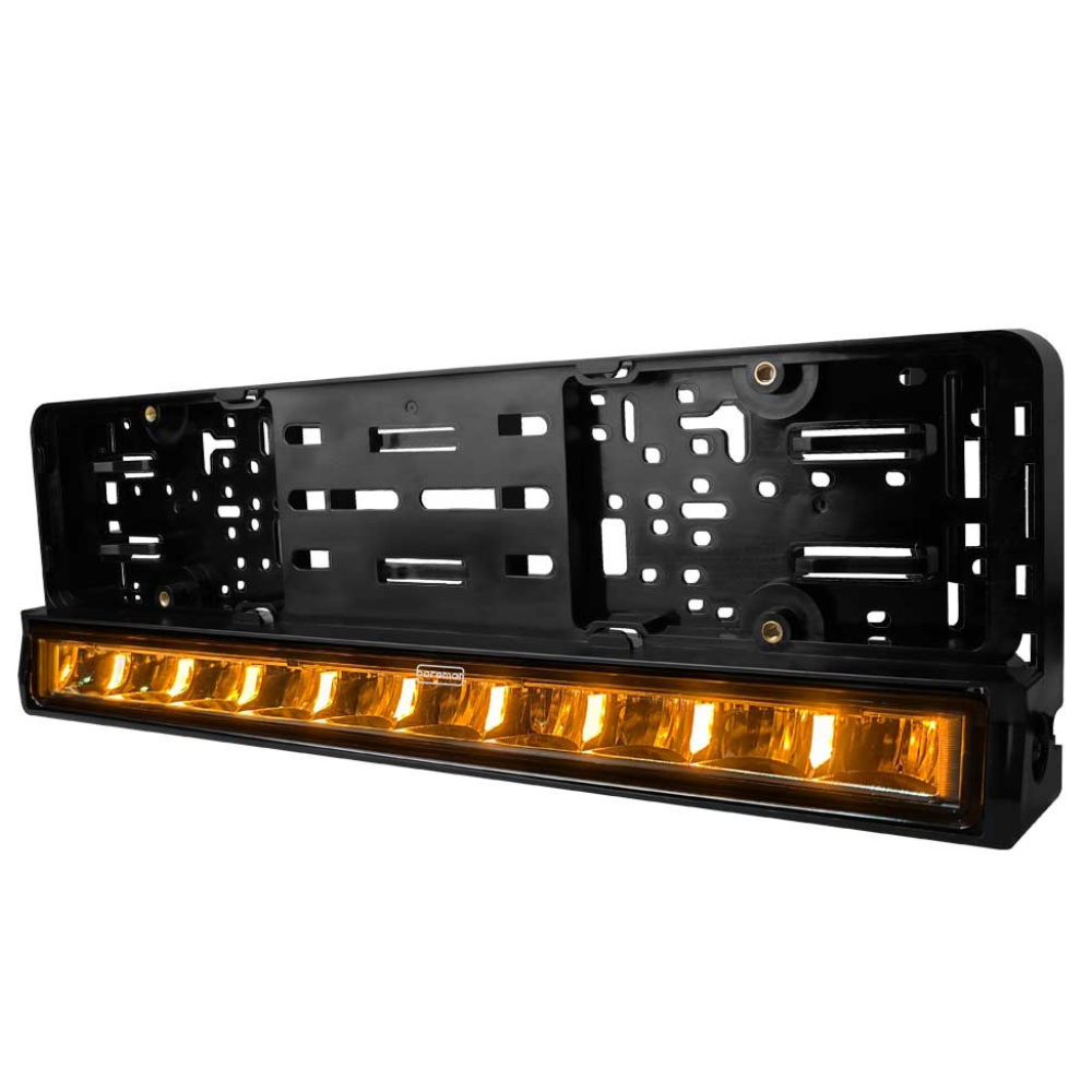 Boreman Number Plate Holder With LED Lightbar PN: 1001-6120