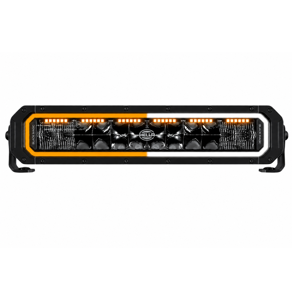 Hella Black Magic Tough Pro 15" LED Lightbar With Dual Colour Position Light