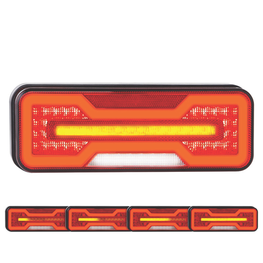 Van Master 12-24V LED Combination Lamp with Progressive Indicator PN: VMGRL284