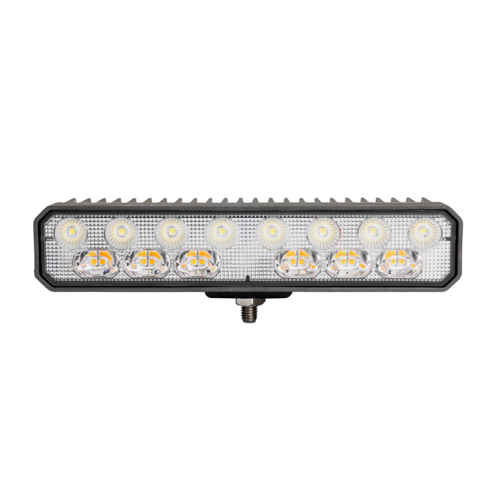 LAP Electrical 3780 Lumen Work Lamp with R65 Amber Strobe PN: LAP-CX4012AC