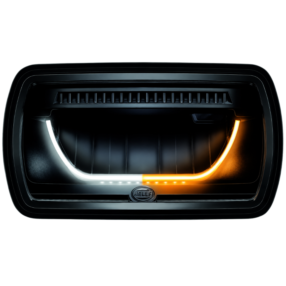 Hella Jumbo LED Driving Lamp With Dual Colour Position Light