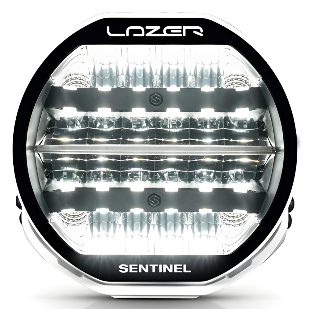 Lazer Lamps Sentinel 9" Highline (White) Gen2 LED Driving Light With Position Light (NEW MODEL) PN: 0S9-HLE-PL2-WHT