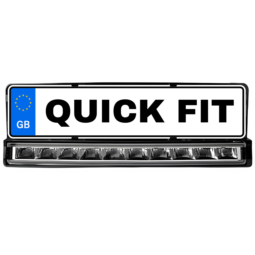 Van Master QuickFit 12/24V 9500 Lumen Dual Colour Position Light LED Lightbar With Number Plate Holder PN: VMG-QUICKFIT