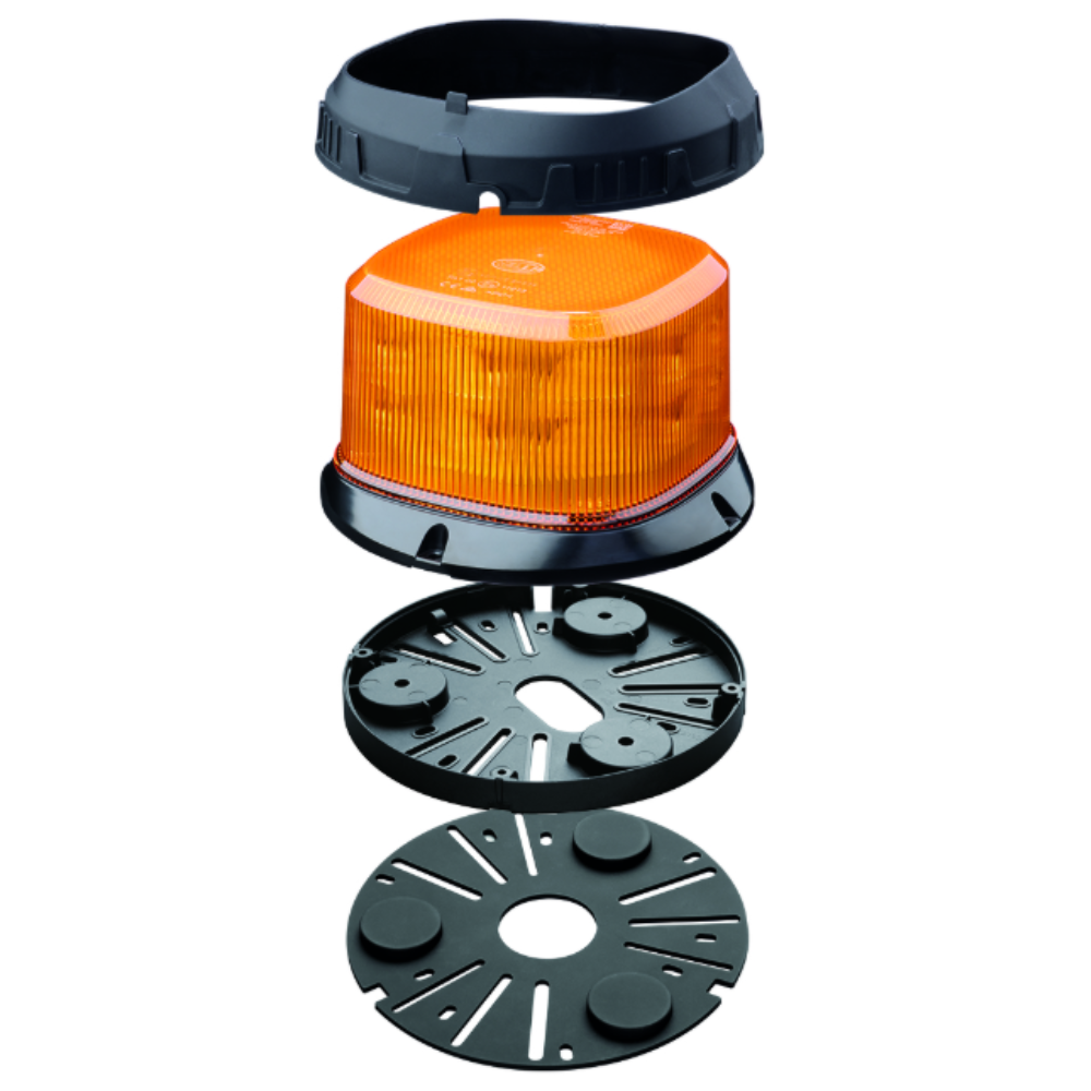 Hella K-LED Quadra Amber R65 LED Beacon