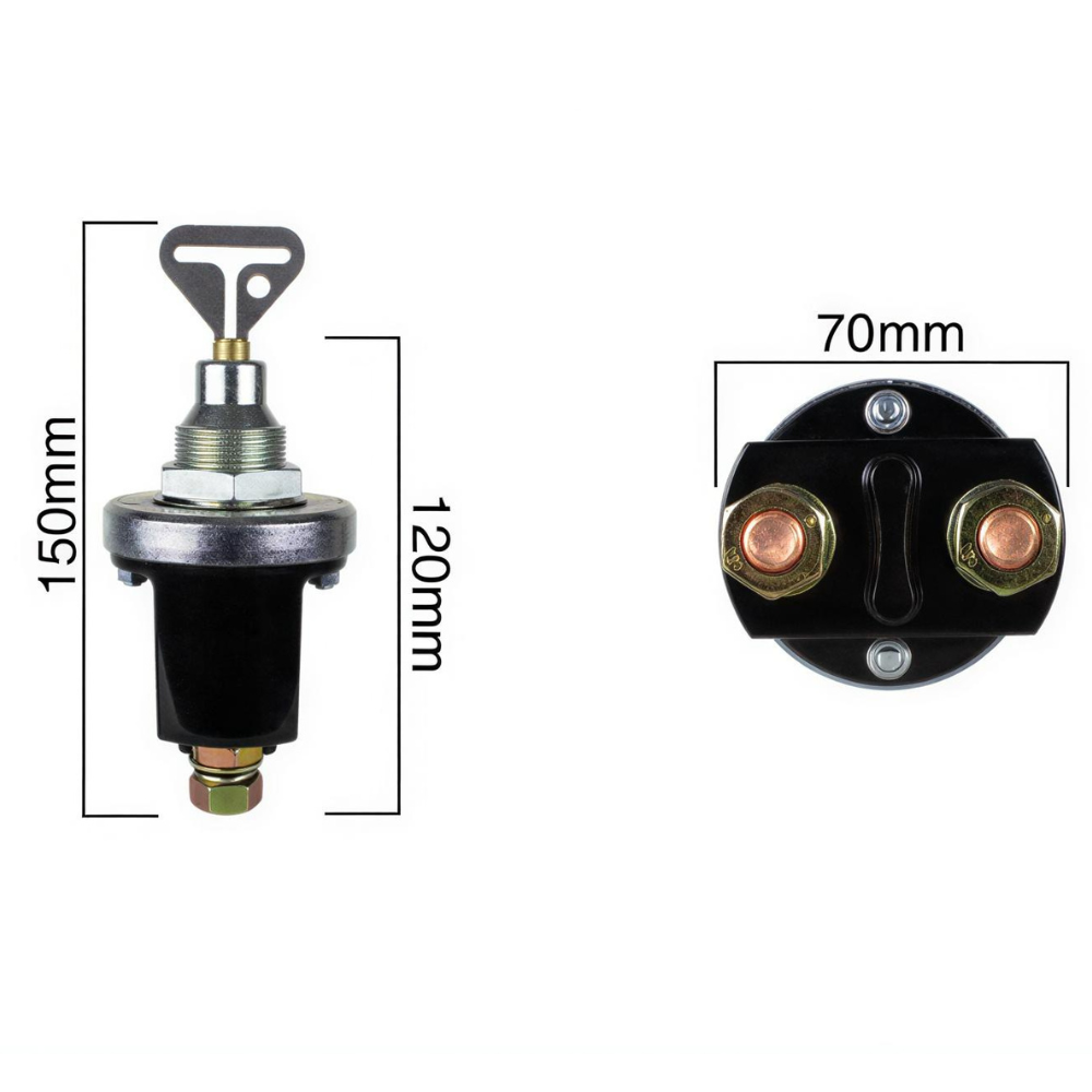 Guardian Battery Isolator with Removable Key - 250A 24V PN: BIS10
