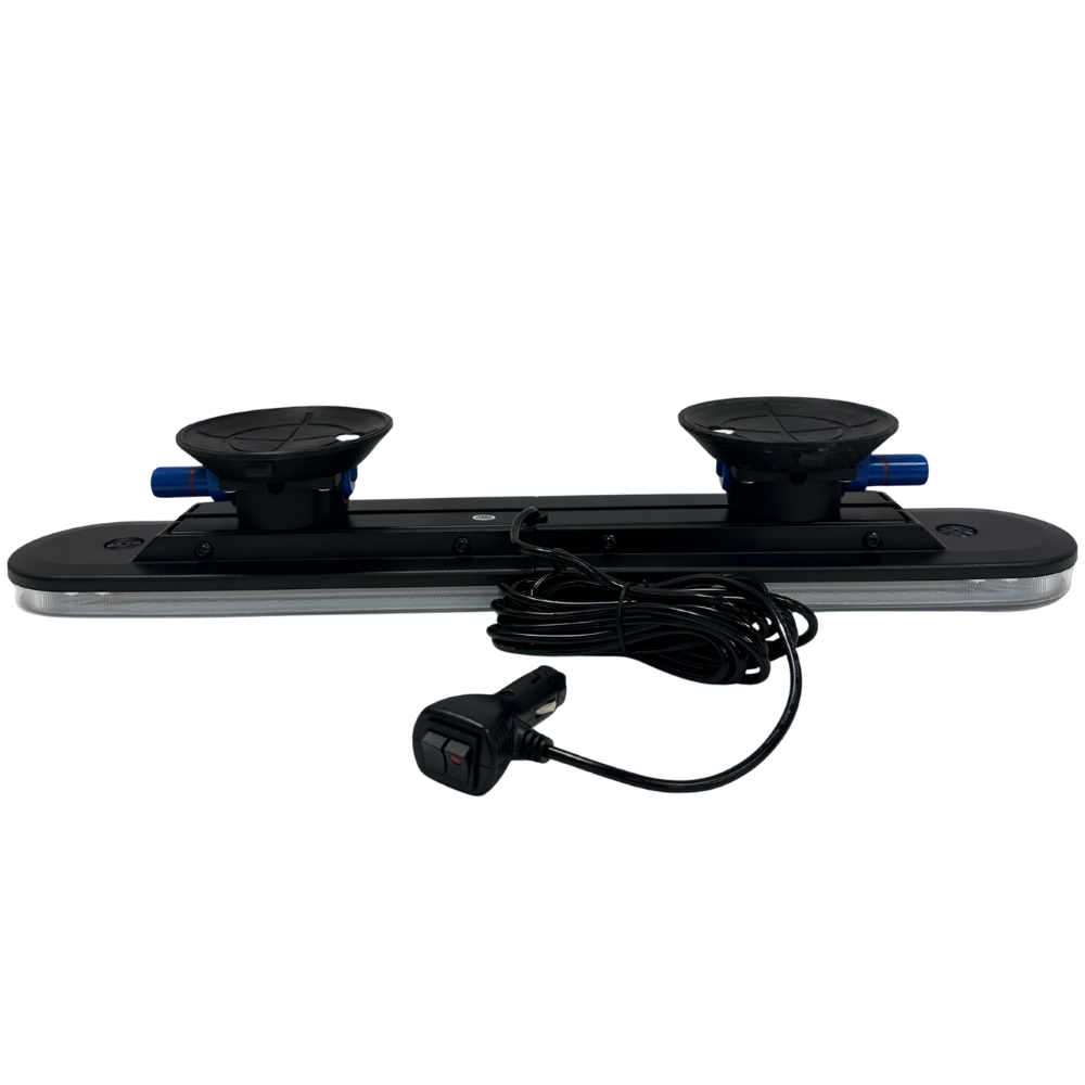 Van Master BLADE Series 600mm R65 12/24v fully Loaded Suction Amber Lightbar PN: VMG-BLADE600-SUC