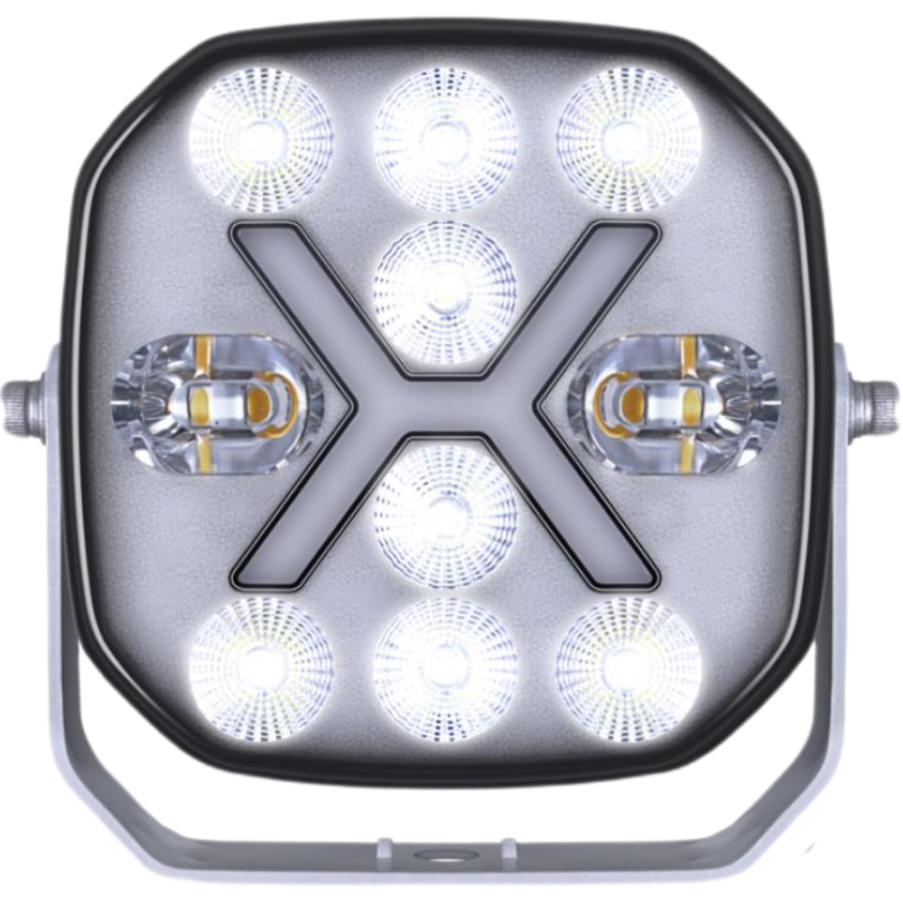 Hella SPF2200 LED Work Light With Dual Position Light and Strobe