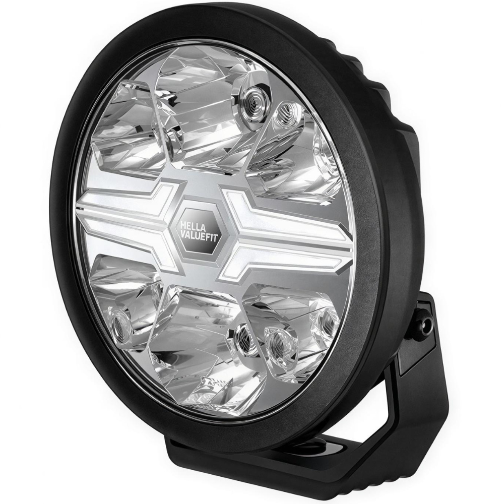 Hella Valuefit Blade Round Driving Light With Dual Colour Position Light