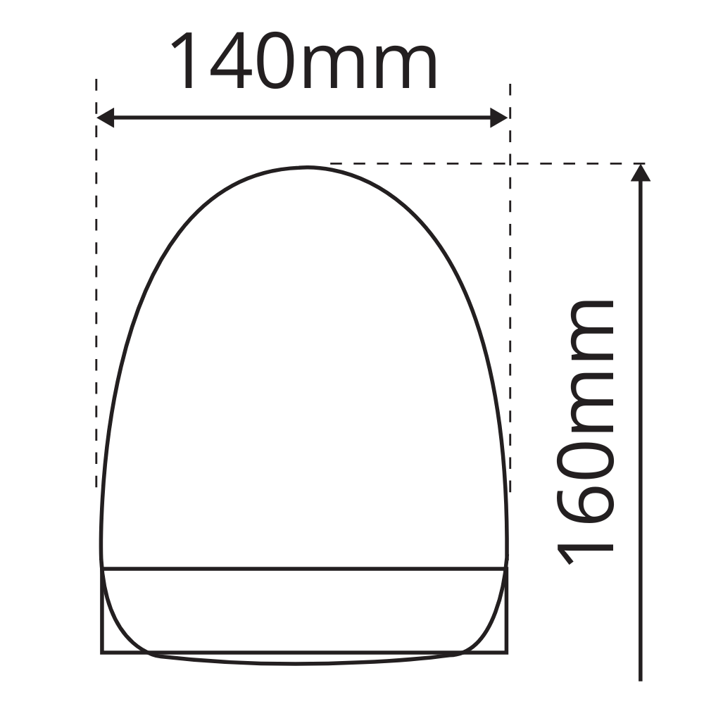LAP Electrical 3 Bolt 10-30V LED Beacon PN: VLMB050