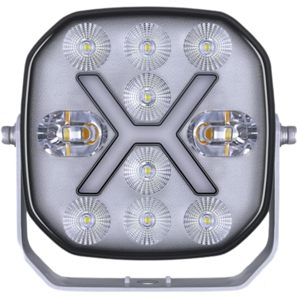 Hella SPF2200 LED Work Light With Dual Position Light and Strobe