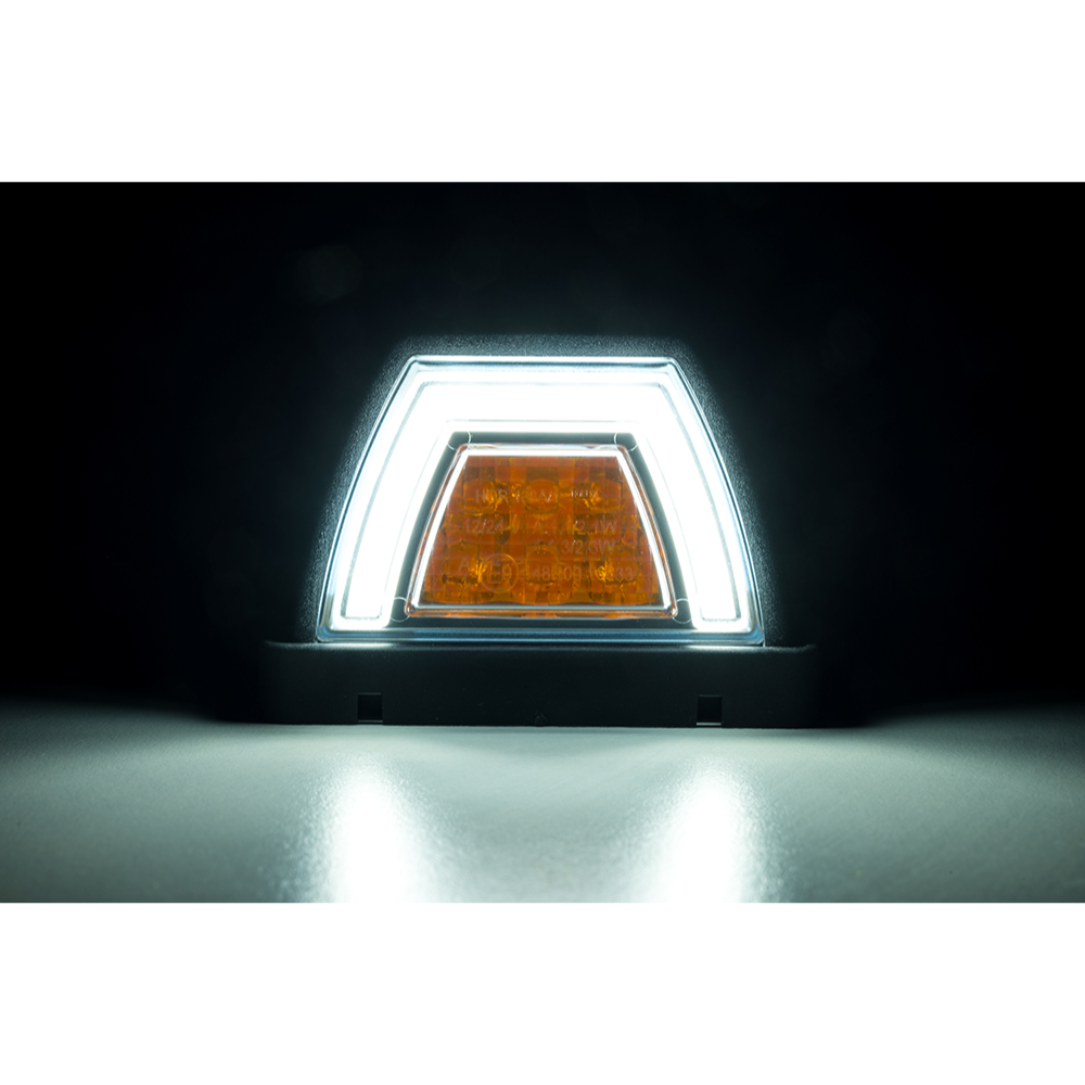 Horpol LZD 3088 Roof Mount Front White DRL with Indicator PN: LD_3088