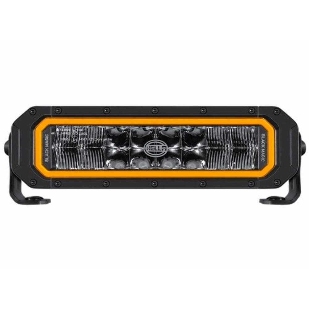 Hella Black Magic Tough Pro 11" LED Lightbar With Dual Colour Position Light