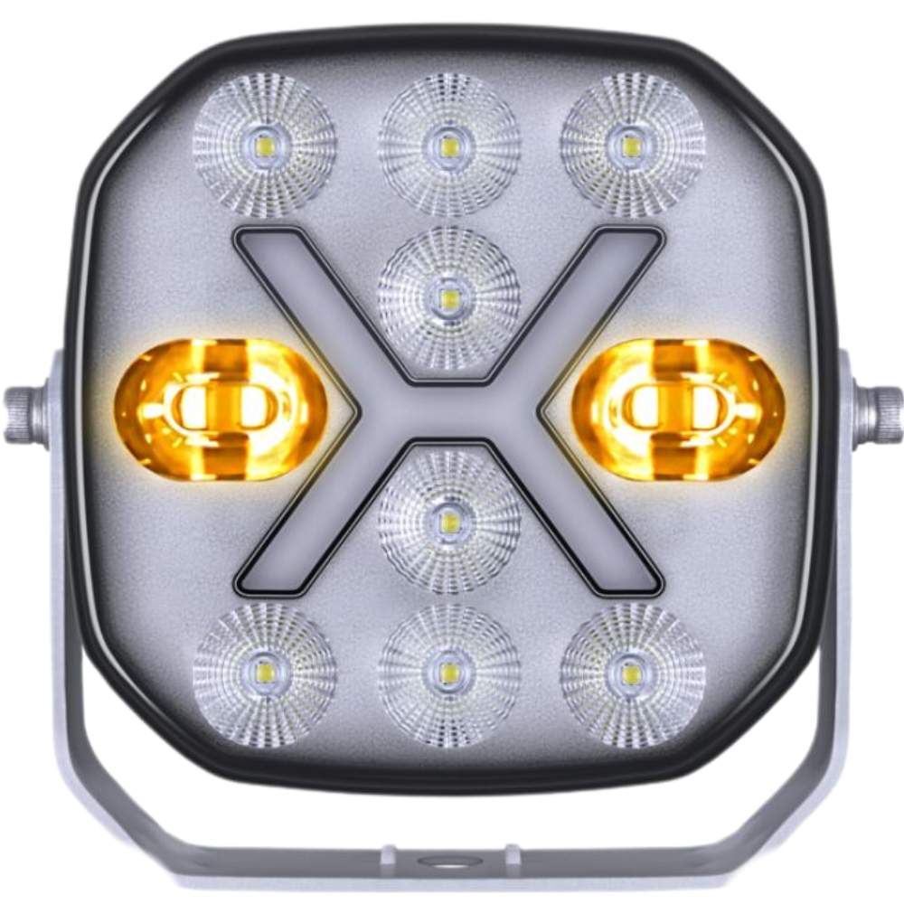 Hella SPF2200 LED Work Light With Dual Position Light and Strobe
