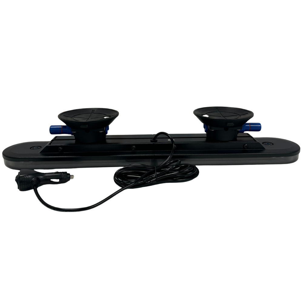 Van Master BLADE Series 600mm R65 CAP168 12/24v Suction Amber Smoked Lens Lightbar PN: VMG-BLADE600-SUC-SMK