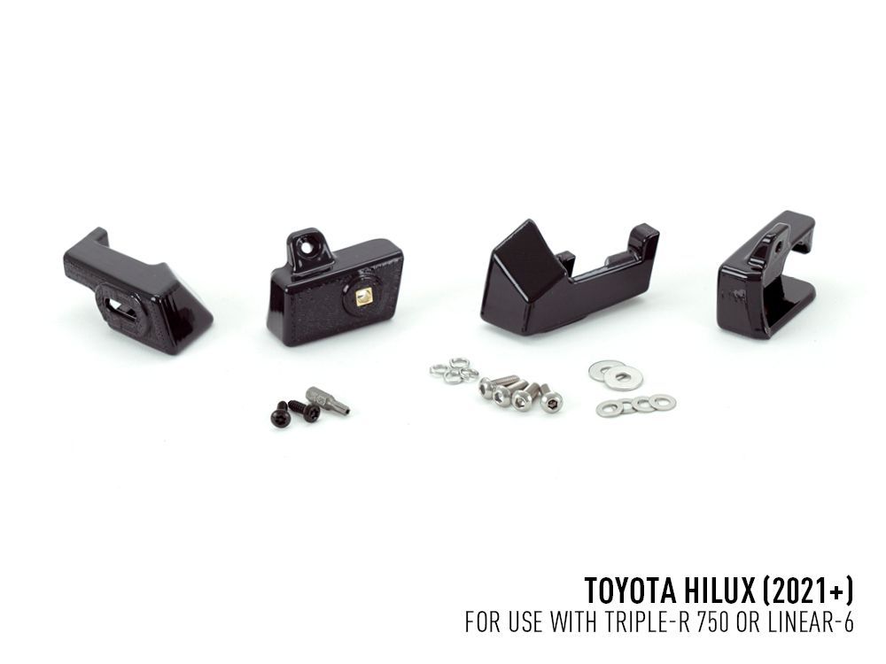 Lazer Lamps Toyota Hilux (2021+) Linear-6 or Triple-R 750 Grille Kit PN: GK-HILUX-04K