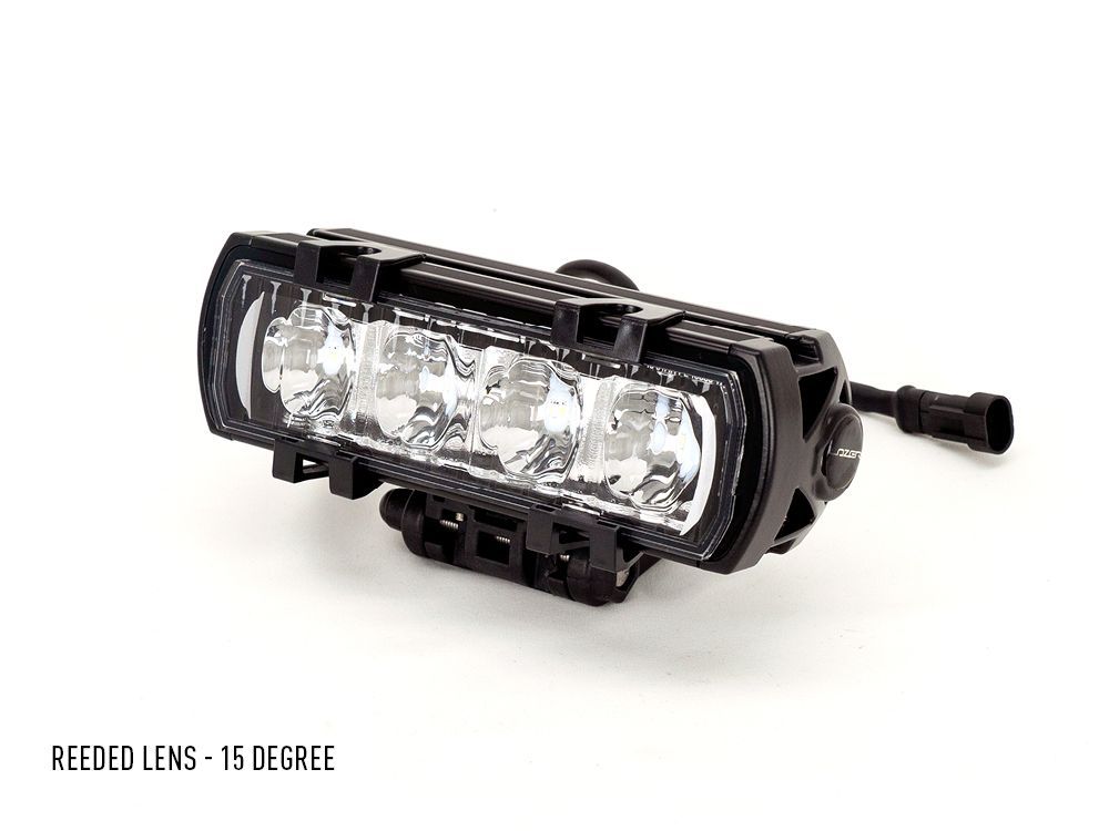 Lazer Lamps ST/T Evolution Clear Reeded Lens PN: Clear-R900K-ST