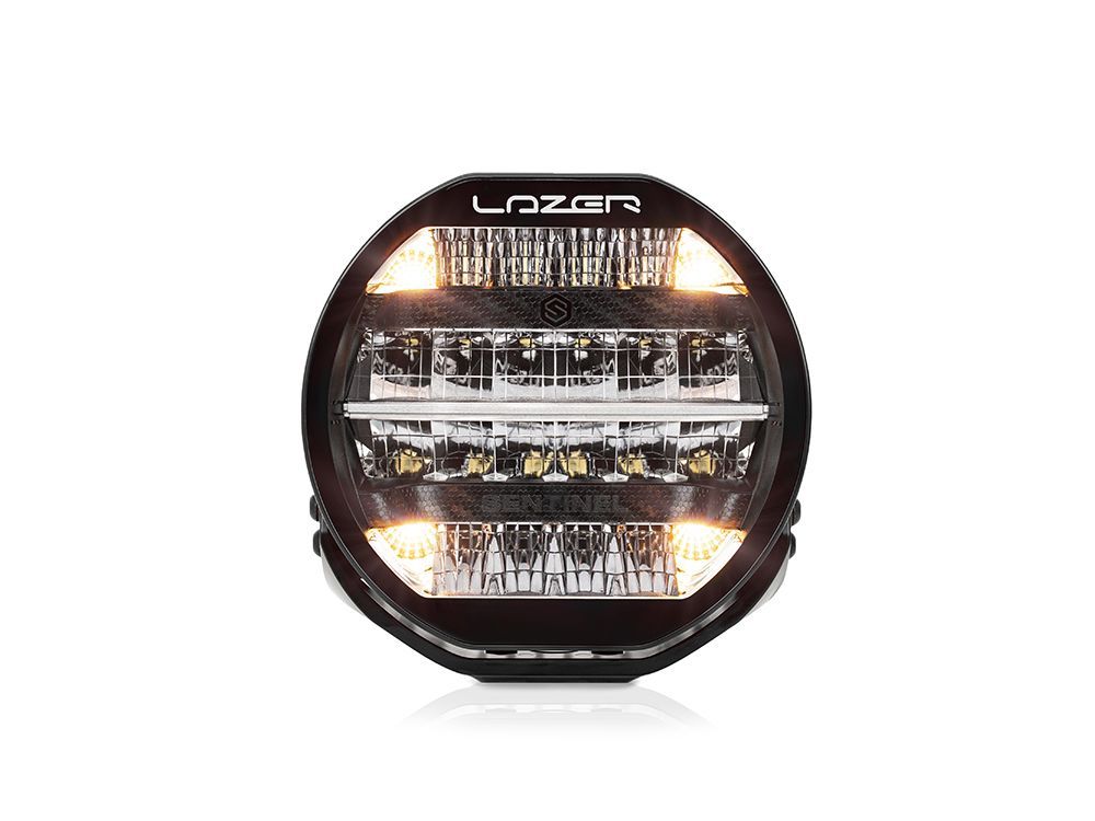 Lazer Lamps Sentinel Black 9" LED Driving Light With Position Light PN: 0S9-PL-SM