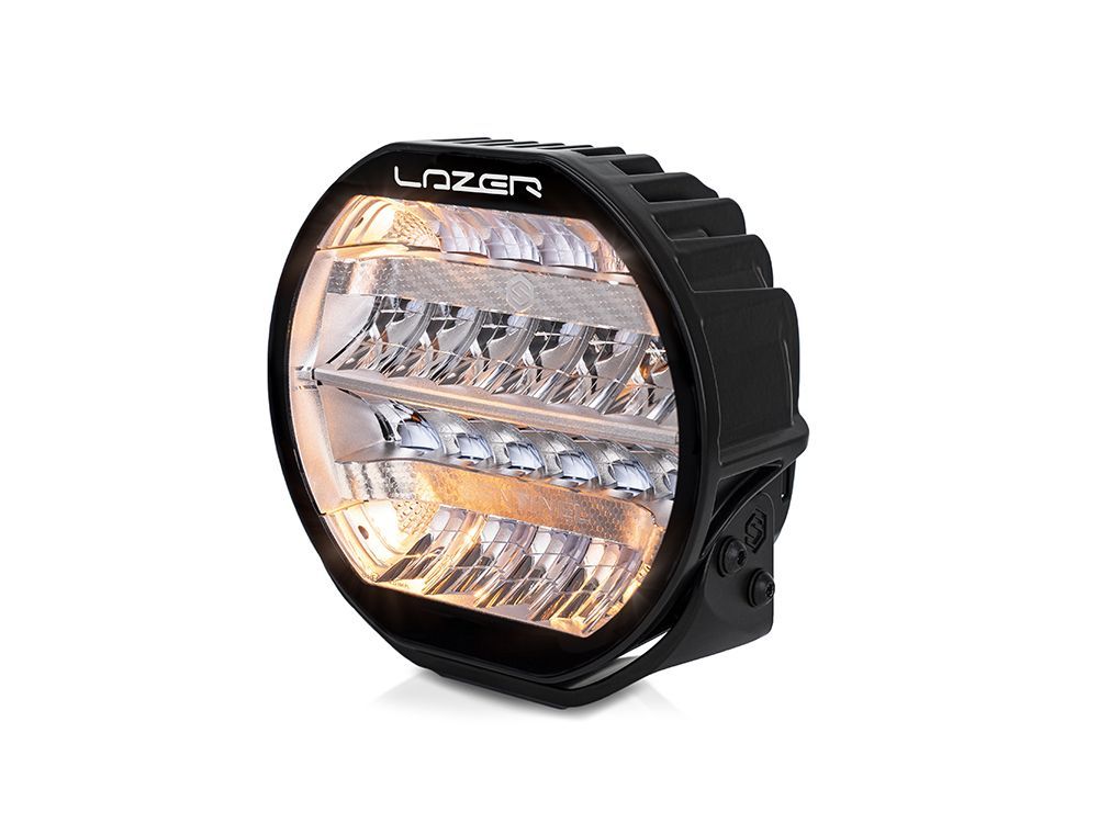 Lazer Lamps Sentinel Chrome 9" LED Driving Light With Position Light PN: 0S9-PL-CHR-SM