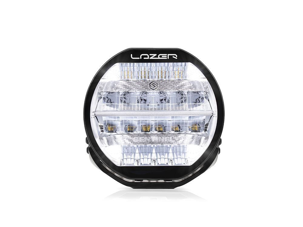 Lazer Lamps Sentinel Chrome 9" LED Driving Light With Position Light PN: 0S9-PL-CHR-SM