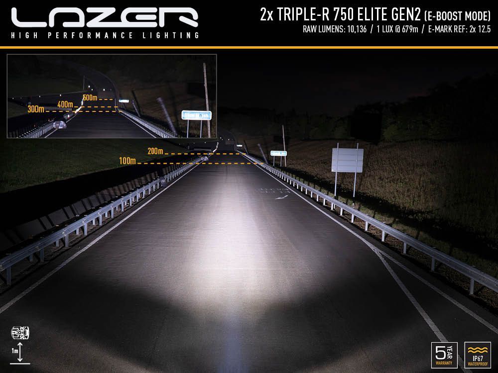 Lazer Lamps Iveco Daily (2019-2021) Triple-R 750 Grille Kit PN: GK-ID-01K