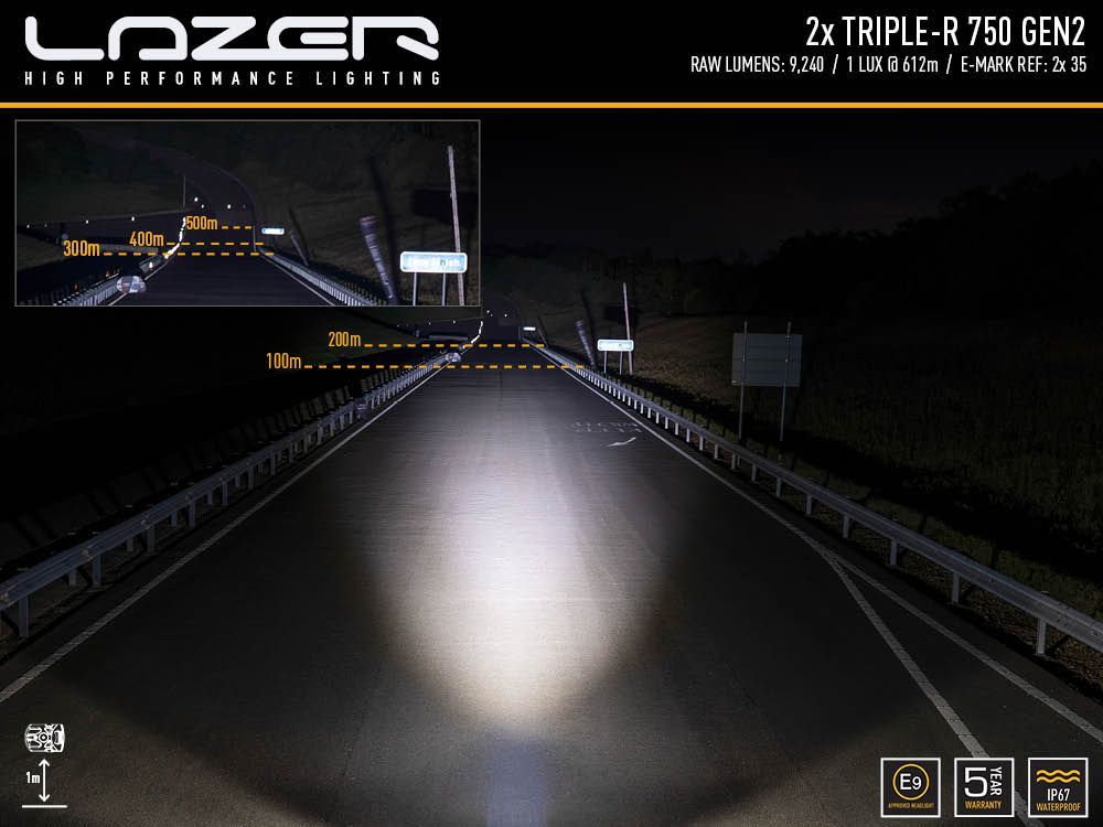 Lazer Lamps Toyota Hilux (2021+) Linear-6 or Triple-R 750 Grille Kit PN: GK-HILUX-04K