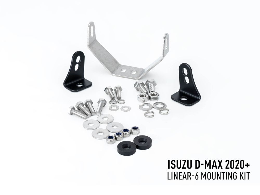 Lazer Lamps Isuzu D-Max (2021-2022) Linear-6 Grille Mount Kit PN: VIFK-DMAX-02
