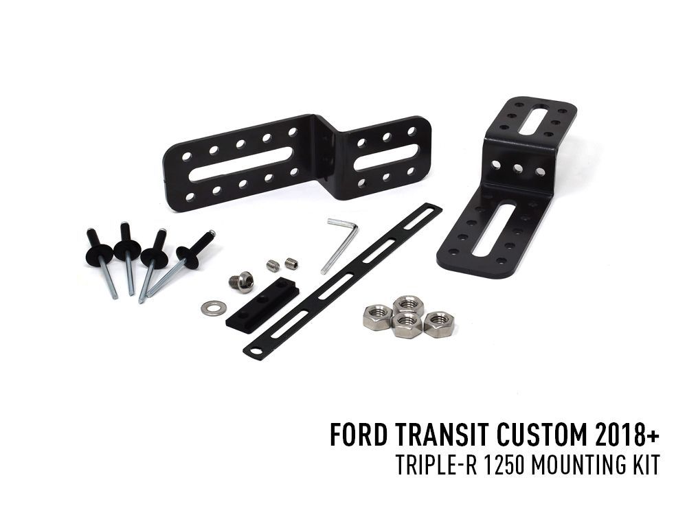 Lazer Lamps Ford Transit Custom (2018-2022) Triple-R Bumper Beam Mounting Kit PN: VIFK-FTC-G2
