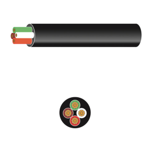 Van Master 4 Core Round Cable 1.0mm² / 16.5A PN: VMG4C1