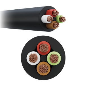 Van Master 4 Core Round Cable 1.0mm² / 16.5A PN: VMG4C1