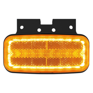 Fristom FT-080+K 12/24V LED Cat 5 Amber Marker With Indicator - L Bracket PN: FT-080+K