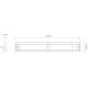 LED Autolamps 40770S 12V 770Mm Interior Strip Lamp W/ Touch Switch - Silver Aluminium PN: 40770S