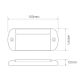 LED Autolamps 44WAME 12/24V Low-Profile Side Marker Lamp - White Housing PN: 44WAME