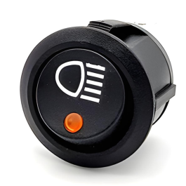 Van Master 20mm 12/24V Round on/off LED Spot Illuminated Rocker Switch Work Light Image PN: VMGSWITCH3