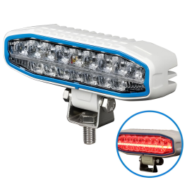 Durite 6" Energy Efficient Work Lamp with Red Position Lamp - 12/24V PN: 0-421-84