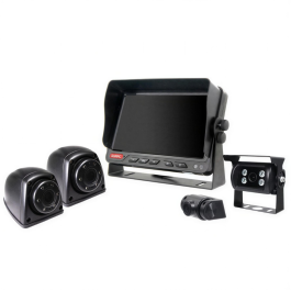 Durite 0-775-66A 7" Quad Camera System 7" 1080p HD 4-Camera Vehicle CCTV Reversing Kit PN: 0-775-66AA