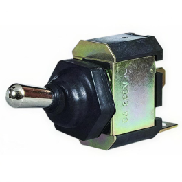 Durite 0-658-51 Splashproof Change Over or On/Off Toggle Switch with Rubber Gaiter - 10A at 28V PN: 0-658-51