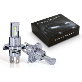 Stealth LED H4 Headlight Bulb Pair – 3200 lumens PN: HL009