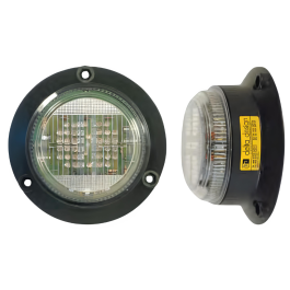 Delta Design 497001 Rear Guard 12/24 Amber/Clear LED  Beacon PN: 497001