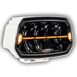 Ledson EPIX10+ 10" Oval LED Driving Lamp With Strobe & Position Light (White Housing)PN: 33491263
