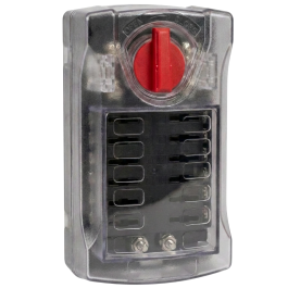 Van Master 12-Way Blade Fuse Box With Pos & Neg Busbars PN: VMG-FB12