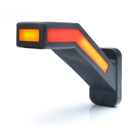 WAS W168.6DD LED 60 Degree Stalk End Outline Marker Light with side and dynamic indicater PN: 1259L