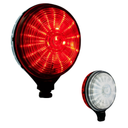 Ledson LED Lollipop White/Red Spanish Lamp 10-30V PN: 800159