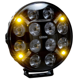 Ledson Pollux9+ 9" Round LED Driving Lamp With Strobe & Position Light PN: 33491239