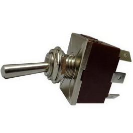 Durite 0-349-02 3 Way/Change Over Double-Pole Switch with Metal Lever - 10A at 28V PN: 0-349-02