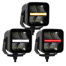 Van Master VMG-STRIKE3 12-24V 4800 Lumens Work Lamp With Dual Position Light PN: VMG-STRIKE3