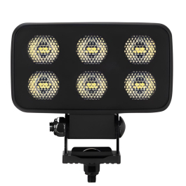 Durite 4.52" 60W LED Rectangular All Black Work Lamp - 12/24V PN: 0-421-16