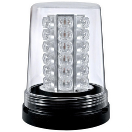 Hella VF 700 LED R65 Amber 3 Bolt Beacon Clear Lens