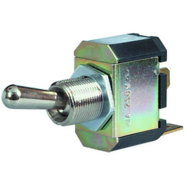 Durite 4-603-00 On/Off Toggle Switch with Nickel Plated Brass Lever - 10A at 28V PN: 4-603-00