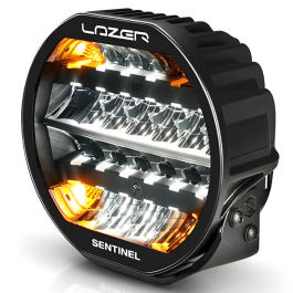 Lazer Lamps Sentinel 9" Highline Gen2 LED Driving Light With Position Light & Beacon (NEW MODEL) PN: 0S9-HLE-PL2-BCN