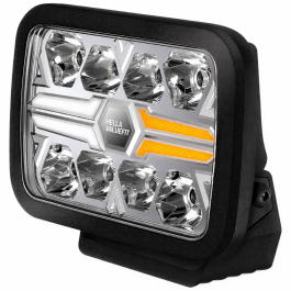 Hella Valuefit Blade 9" Rectangular Driving Light With Dual Colour Position Light